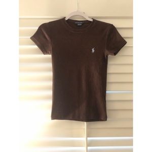 🤎 Brown Ralph Lauren Polo Shirt
